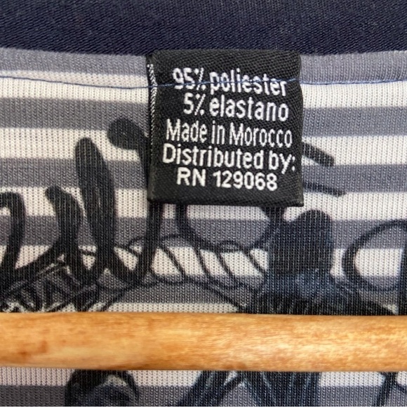 Cute little one Desigual dress 3/4 sleeves striped and floral embellishments XS - Picture 8 of 16
